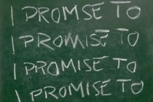 making a promise